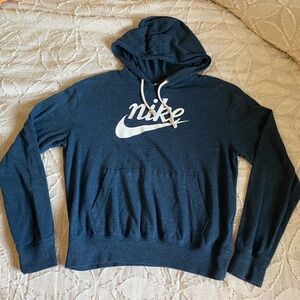 Nike Women's Navy Blue Hoodie